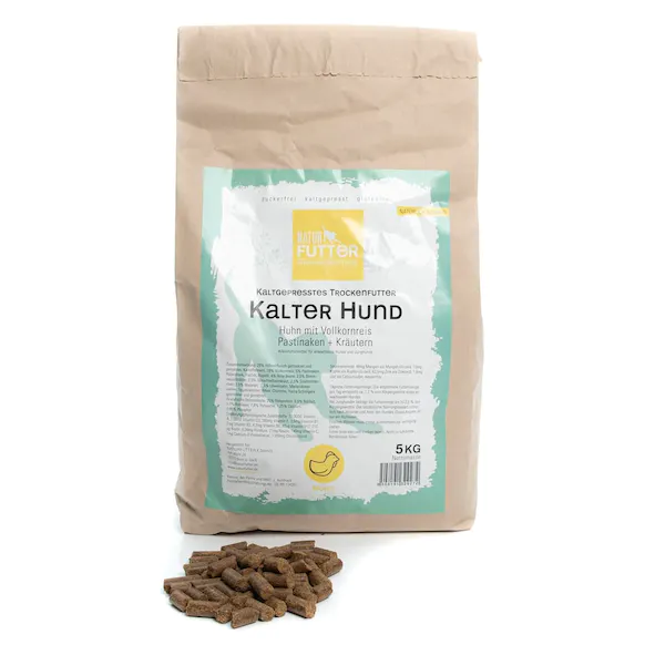 Naturfutter külmpressitud kuivtoit kana ja riis 5kg